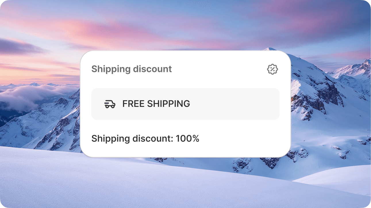 Tiered Shipping Rates